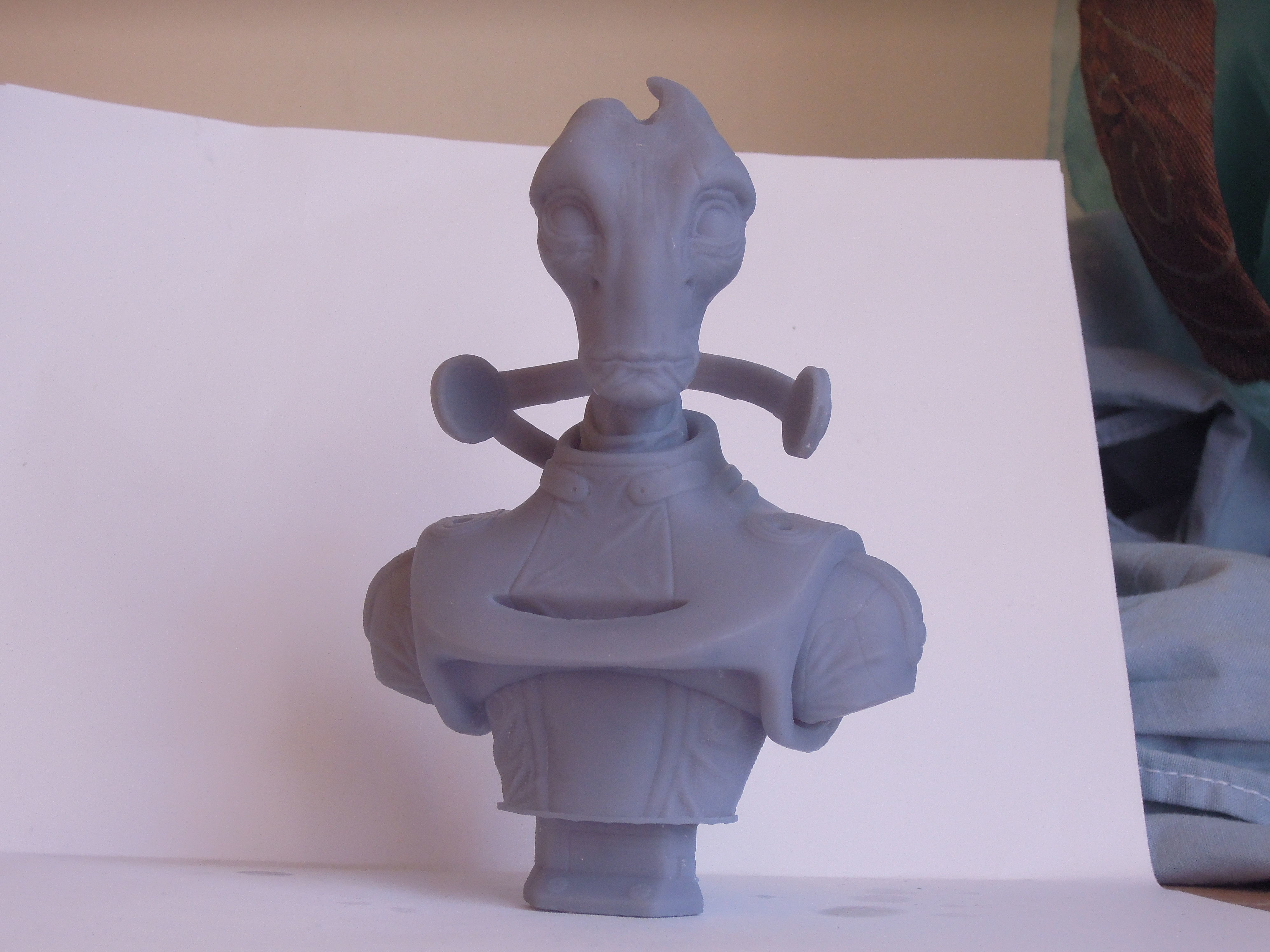 Mordin Solus  Mass Effect Bust 3d printing 3D print model_10