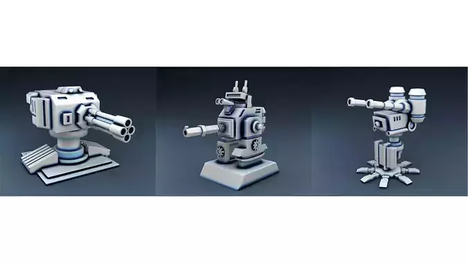 Combat guns Set Part 3