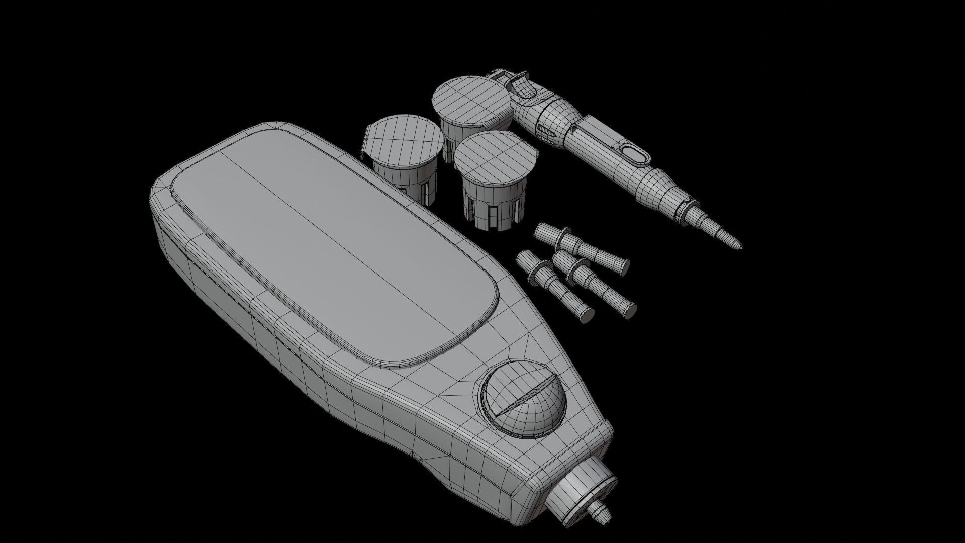Glucose Meter Low-poly 3D model_17