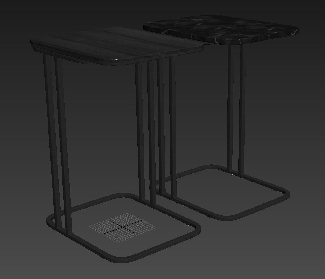 Trebor Side Tables by am pm 3D model_3