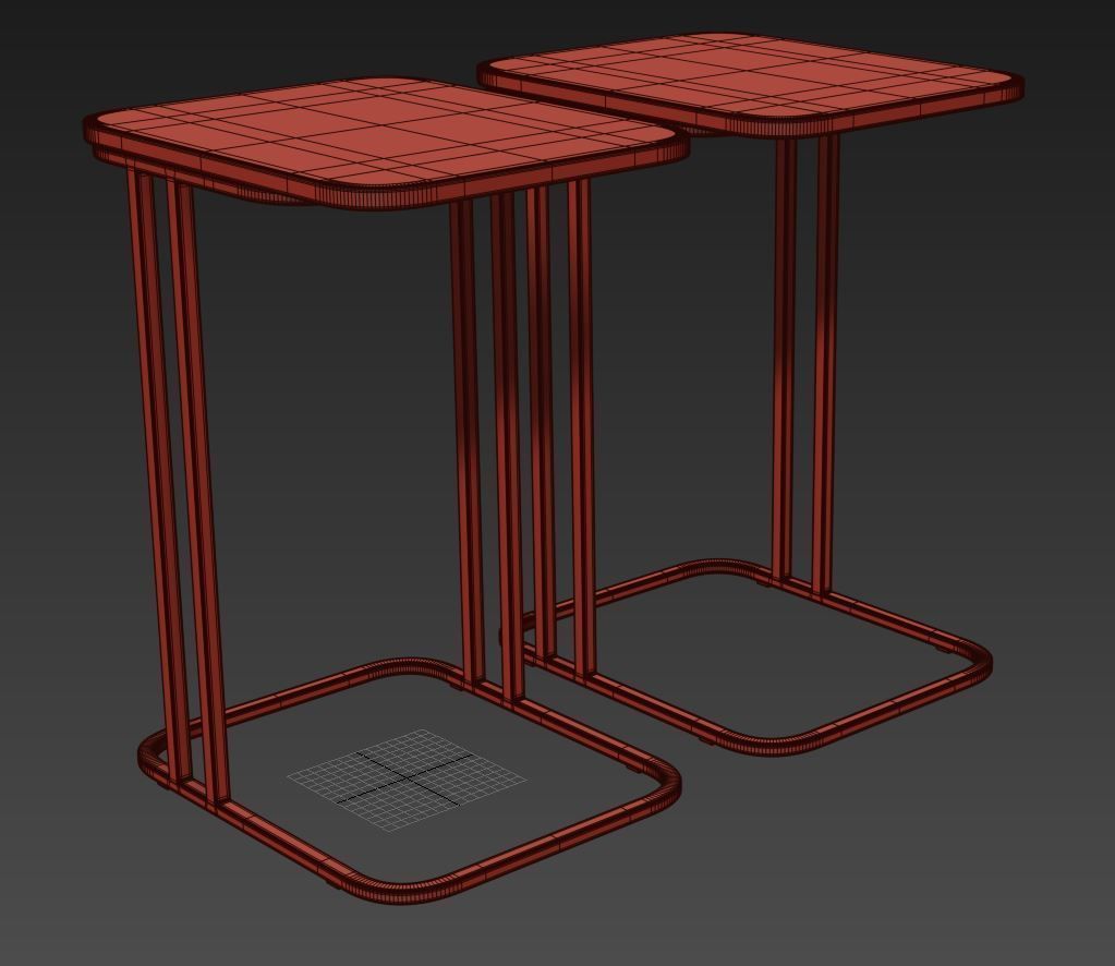 Trebor Side Tables by am pm 3D model_5