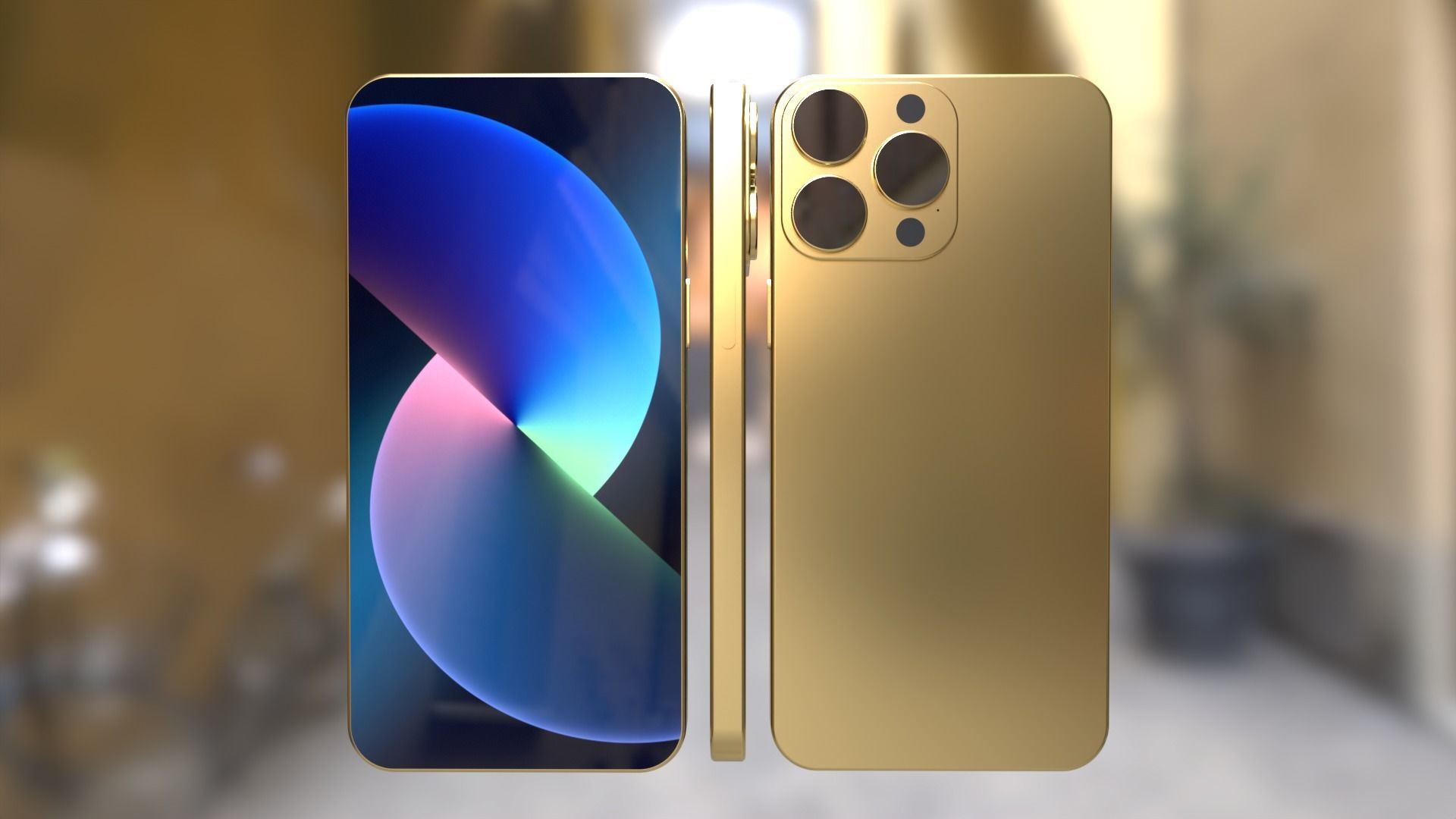 Phone 13 pro max 3D model_2