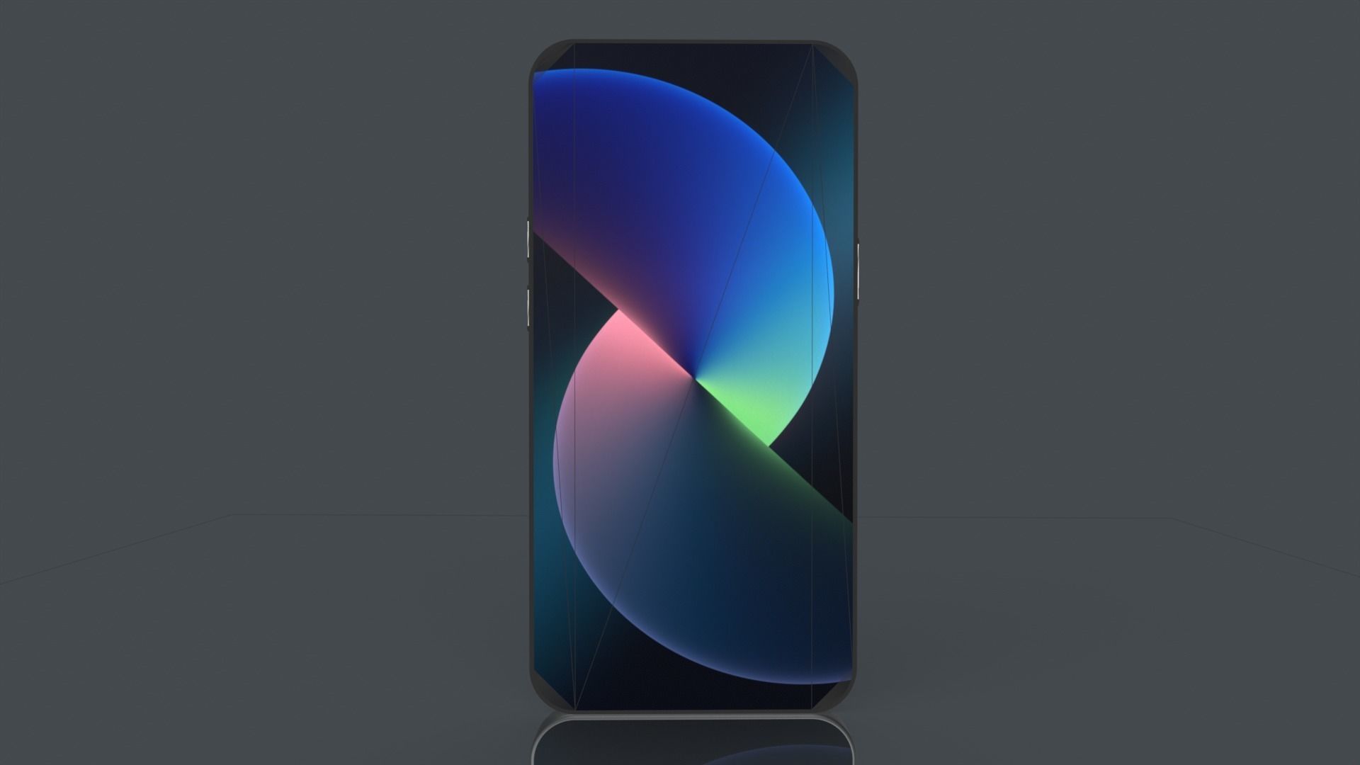 Phone 13 pro max 3D model_11