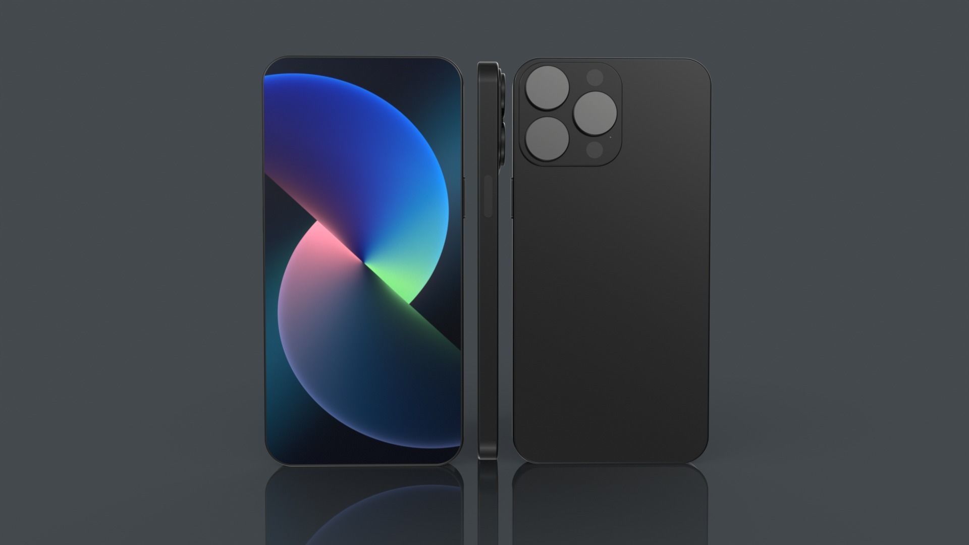 Phone 13 pro max 3D model_5