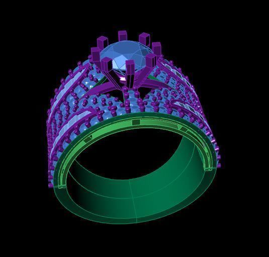 Rings 3D model 3D printable | CGTrader