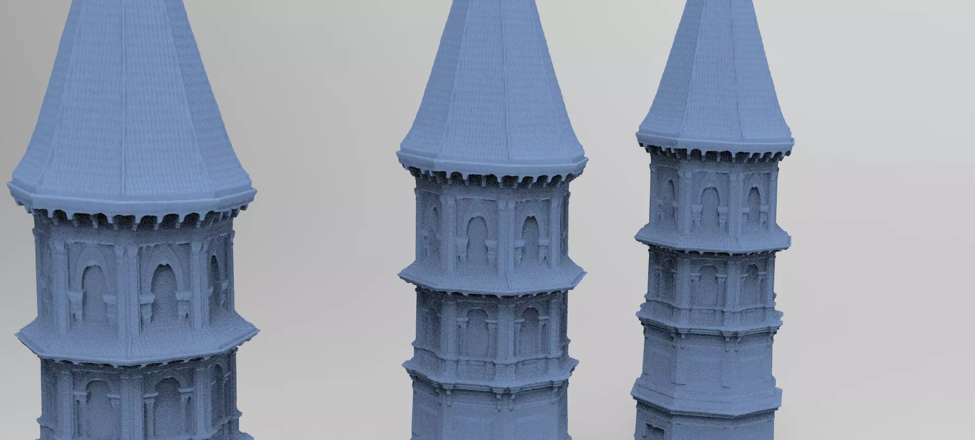 Germanic Medieval Tower 2 3D model