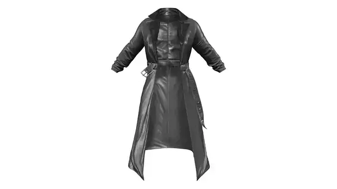 Men Long Casual Urban Street Agent Coat