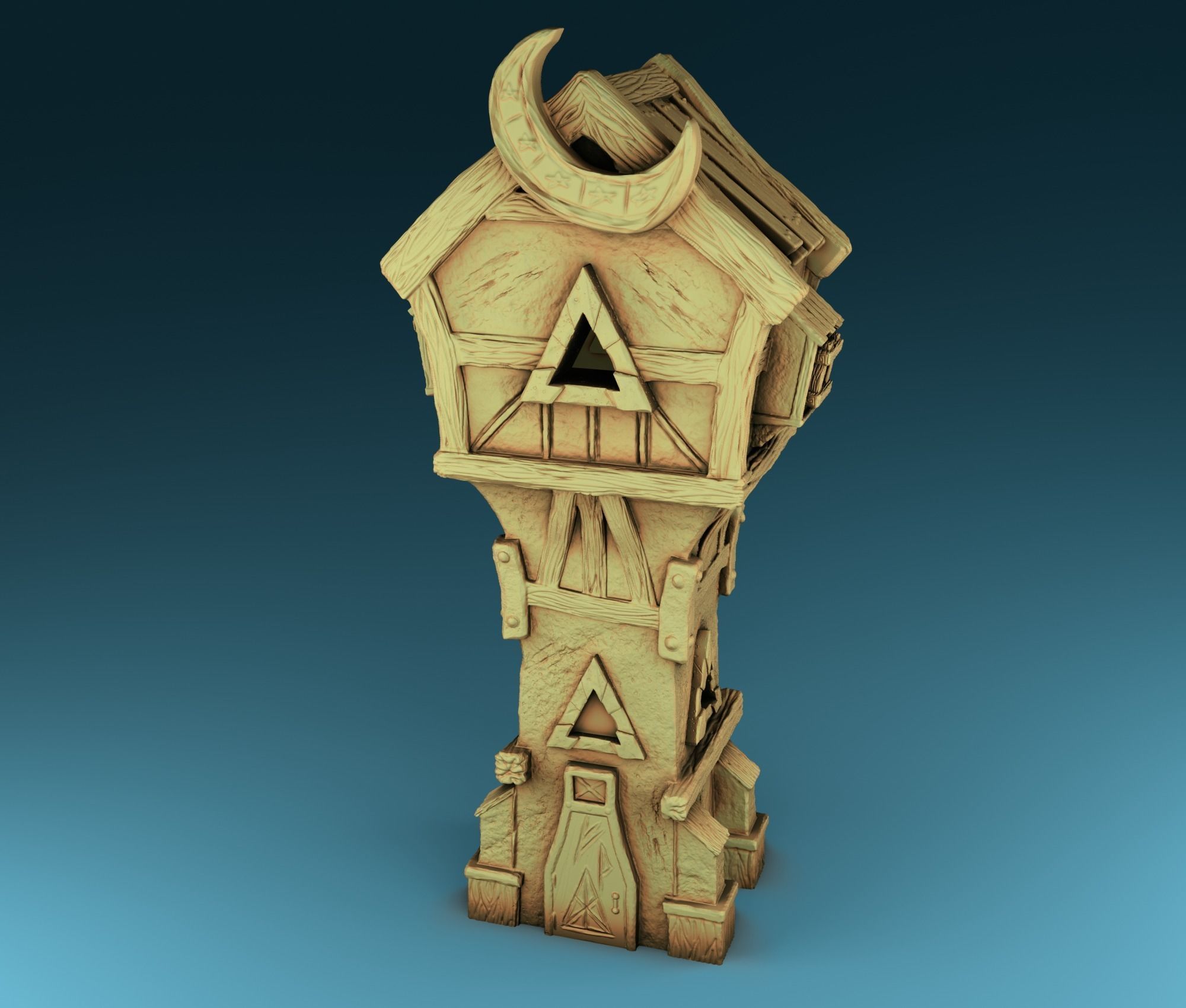 Stylized Middle Ages Set Part 2 3D print model_3