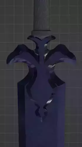 NIGHT SKY SWORD 3D print model - made in Blender