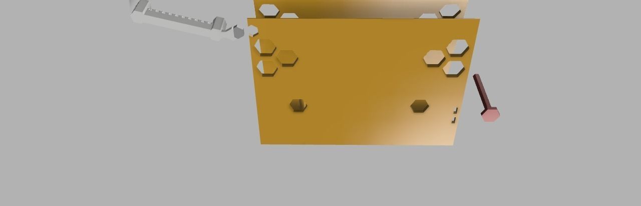 LapTop stand with phone and pencil holder 2 usb slots  Free 3D print model_5