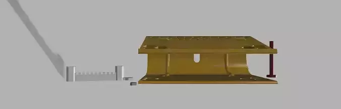 LapTop stand with phone and pencil holder 2 usb slots  Free 3D print model