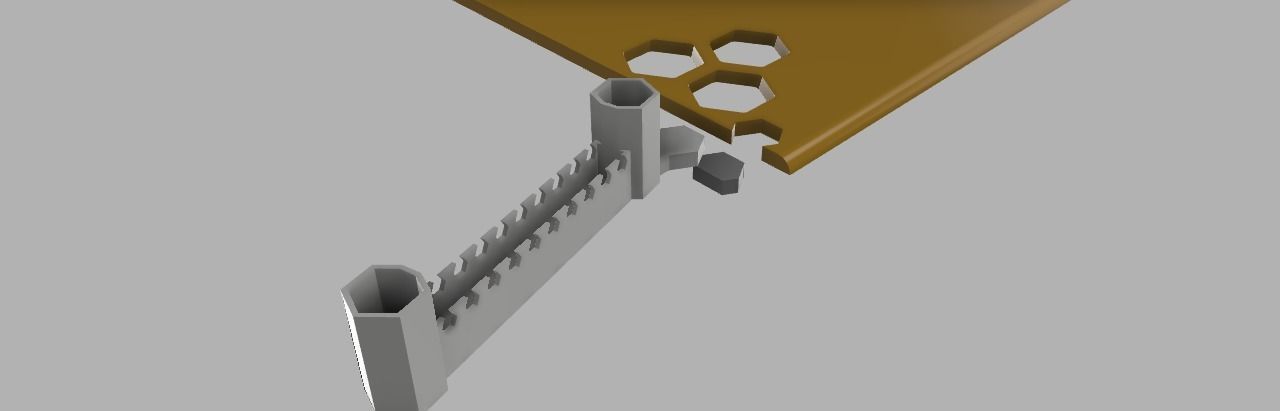 LapTop stand with phone and pencil holder 2 usb slots  Free 3D print model_7