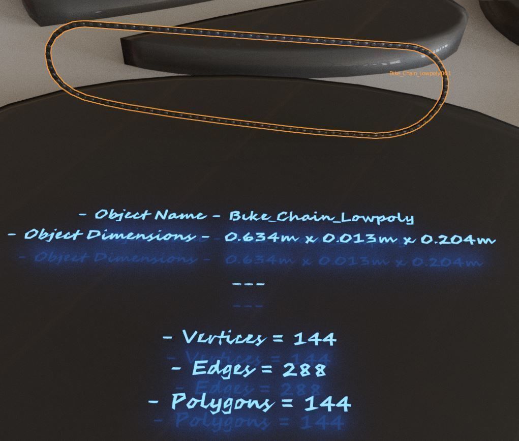 E-Bike Carbon Version Low-poly 3D model_20