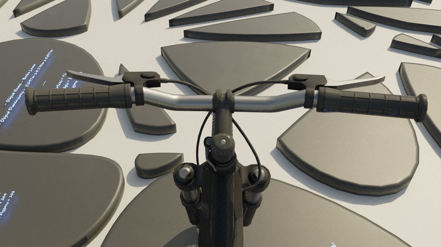 E-Bike Carbon Version Low-poly 3D model_15