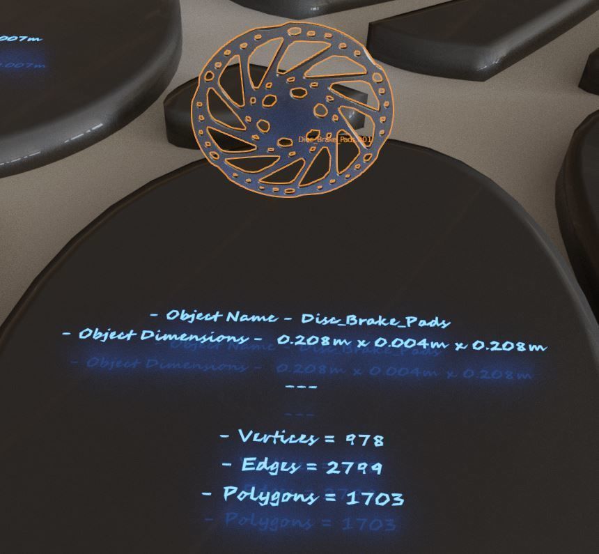 E-Bike Carbon Version Low-poly 3D model_19