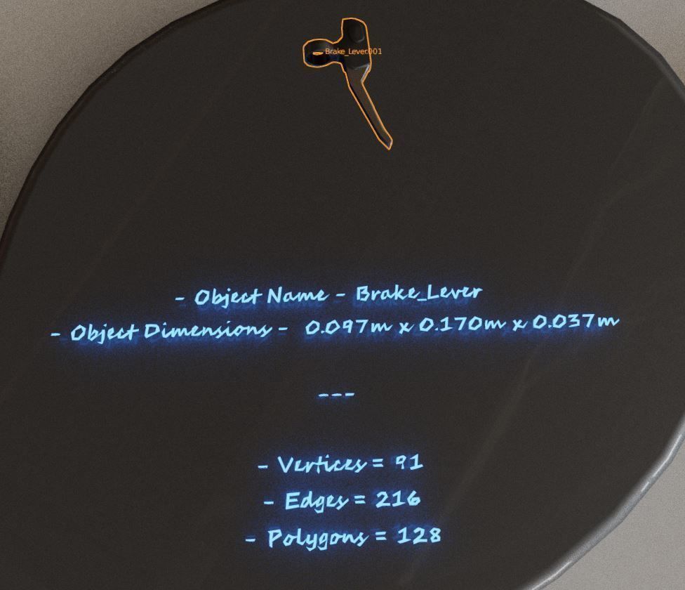 E-Bike Carbon Version Low-poly 3D model_22