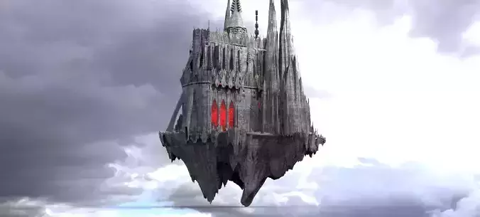 Cthulhu Horror Floating Cathedral 