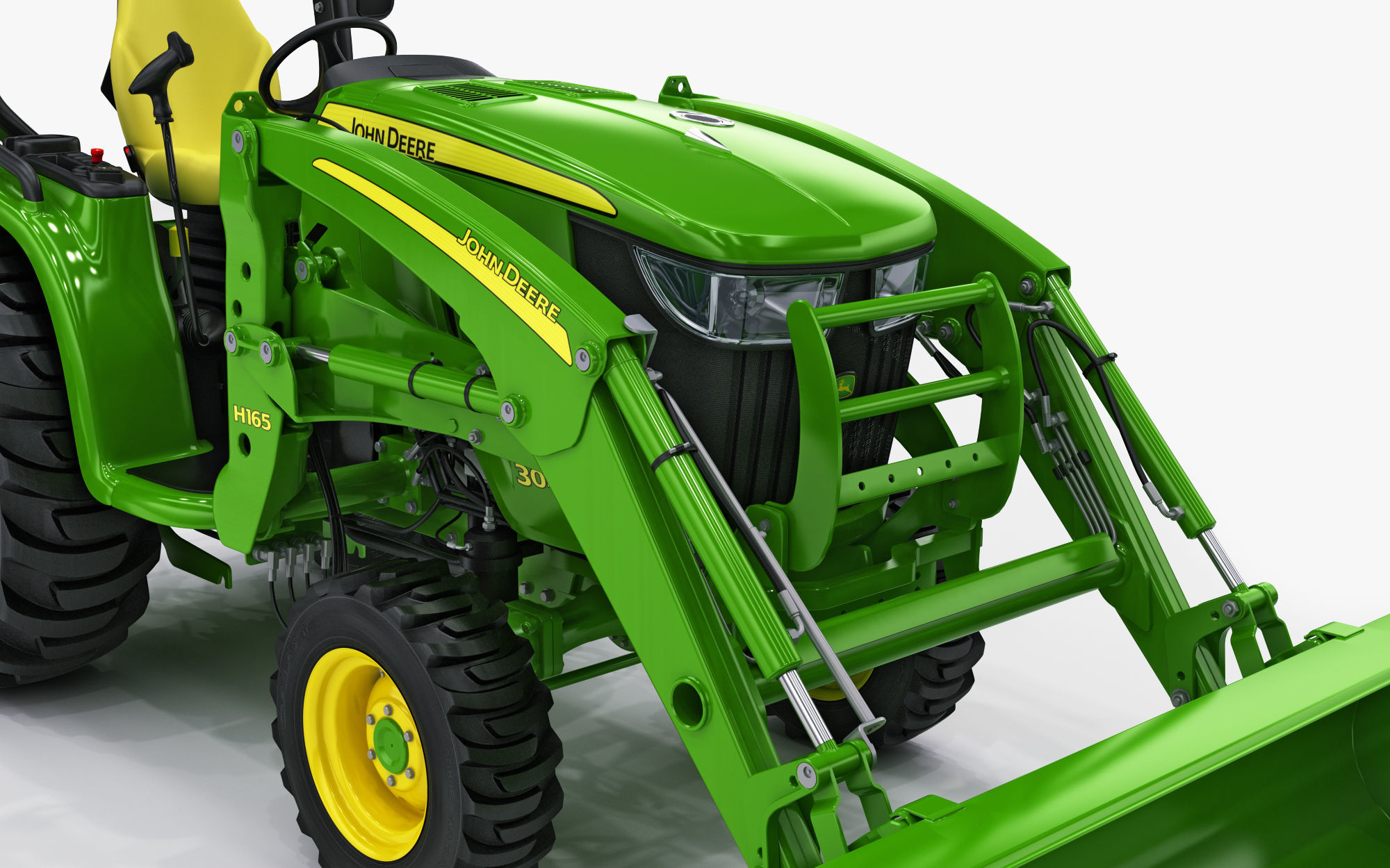 John Deere 3046R Tractor Utility v2 3D model_17