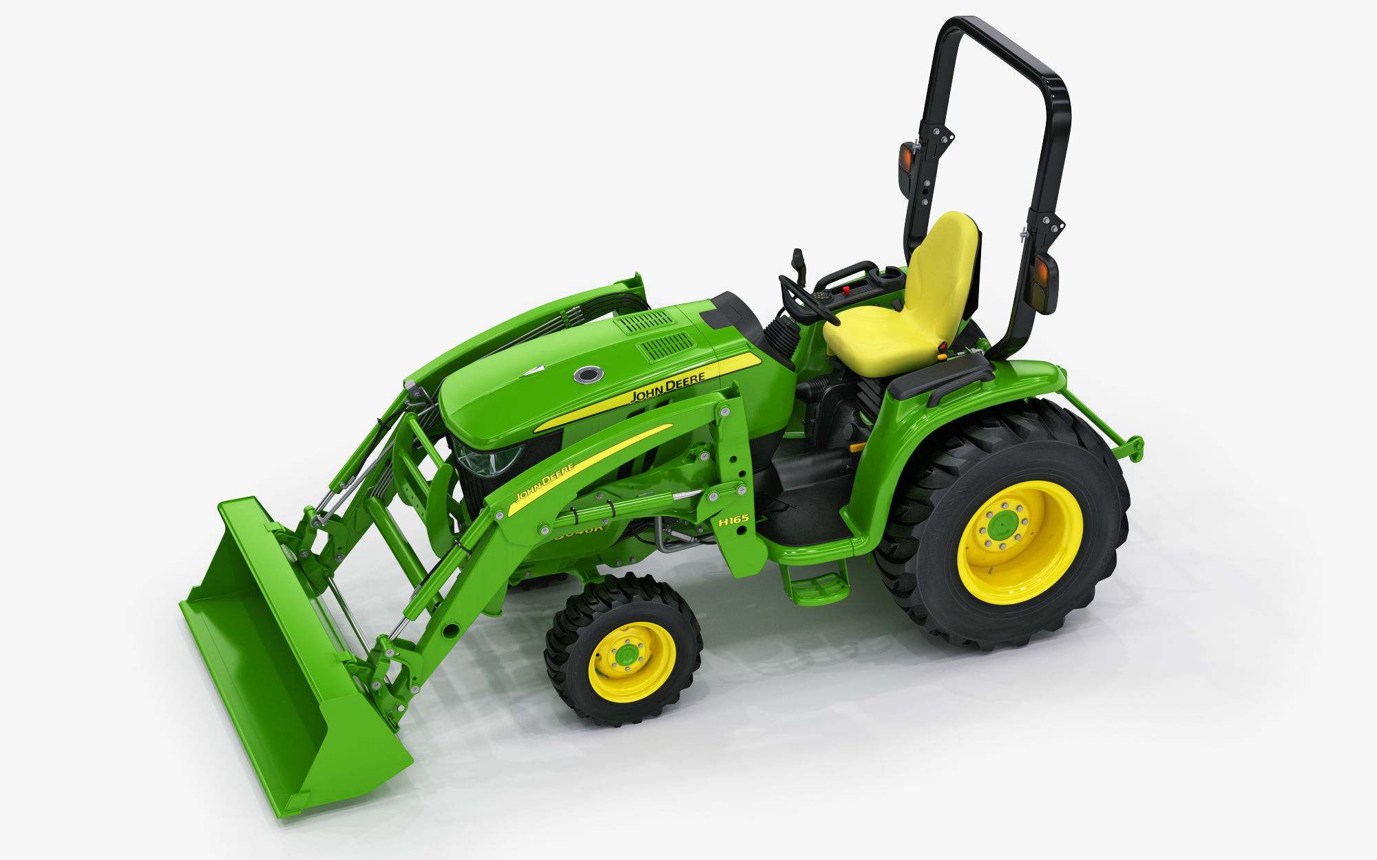John Deere 3046R Tractor Utility v2 3D model_10