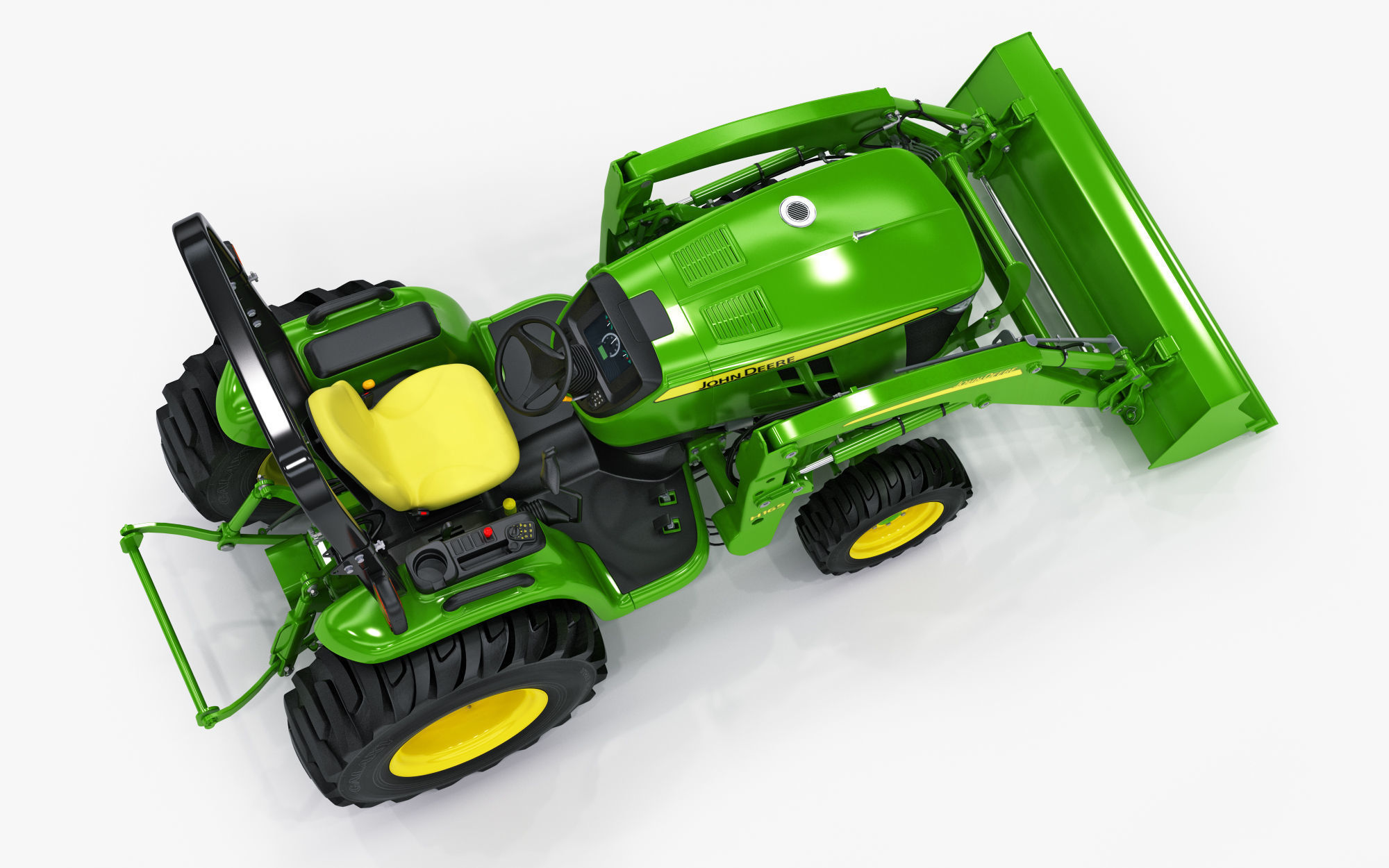 John Deere 3046R Tractor Utility v2 3D model_9