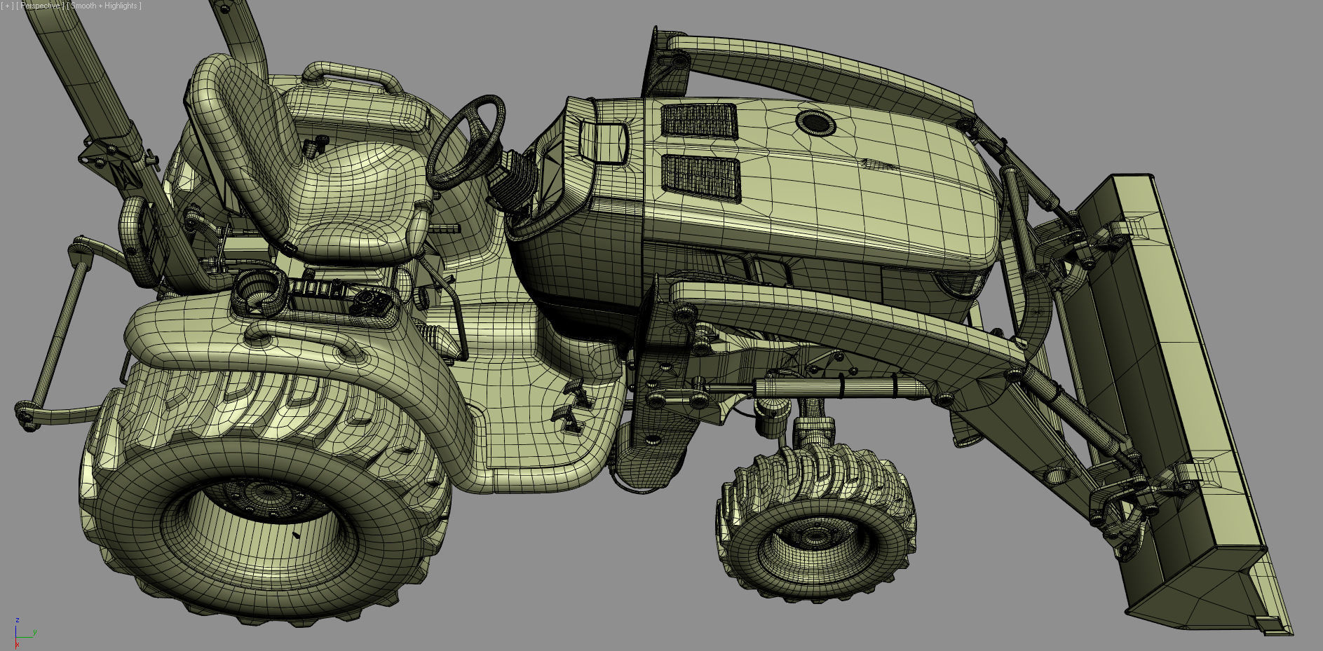 John Deere 3046R Tractor Utility v2 3D model_24