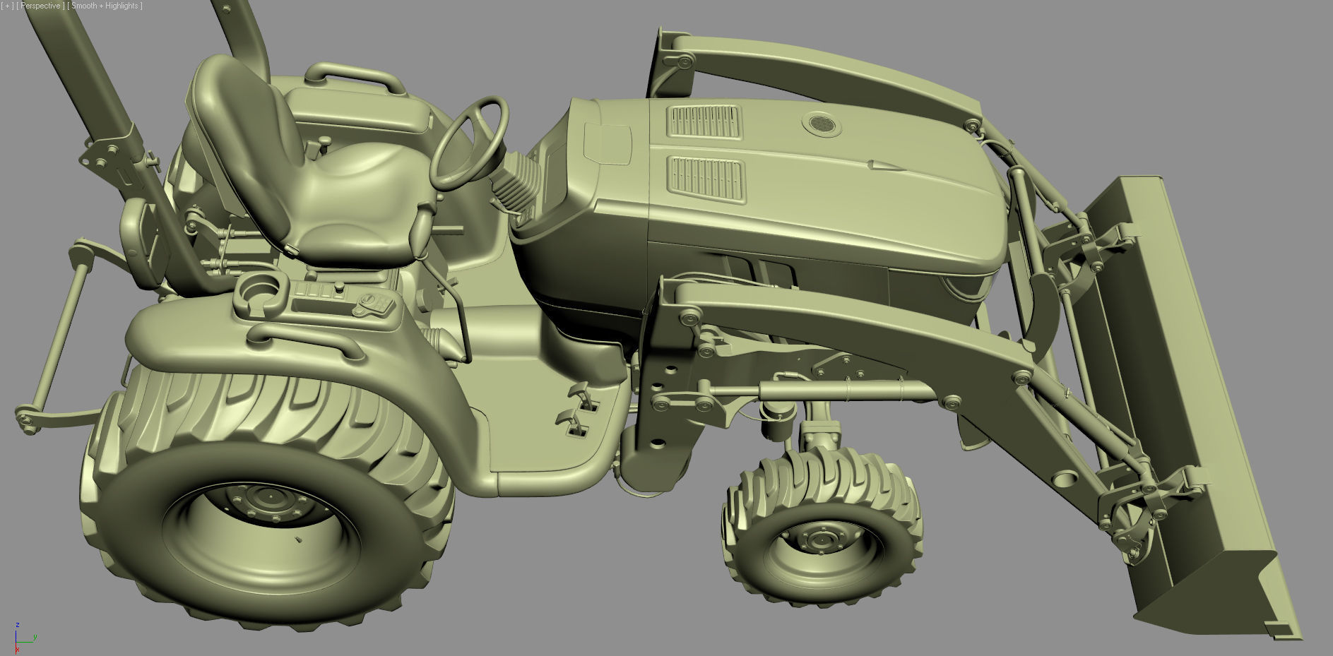 John Deere 3046R Tractor Utility v2 3D model_23