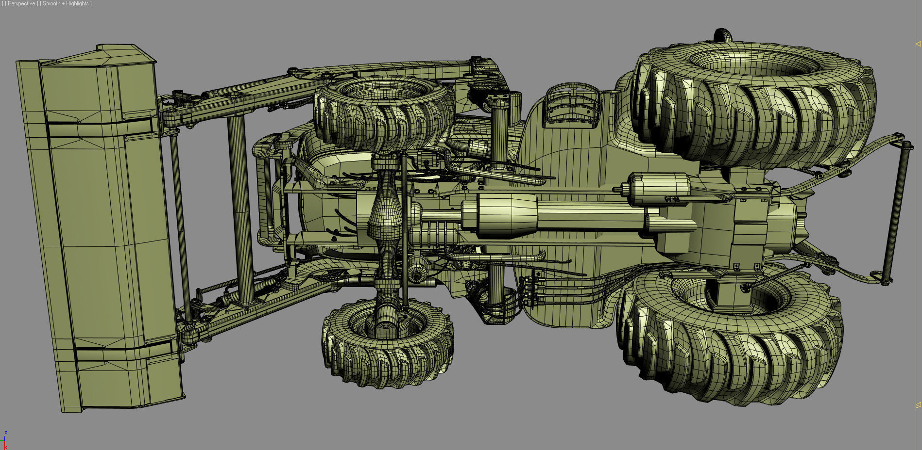 John Deere 3046R Tractor Utility v2 3D model_30
