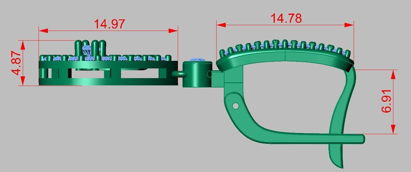 Earring 3D model 3D printable model 0049-8ol17n 3D print model_7