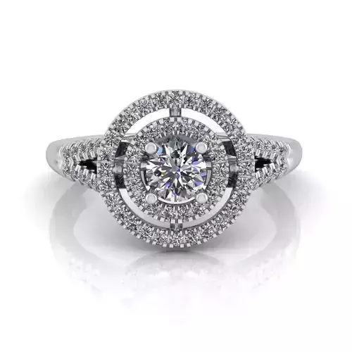 Ring 3DM STL OBJ model for 3D printing and CNC 