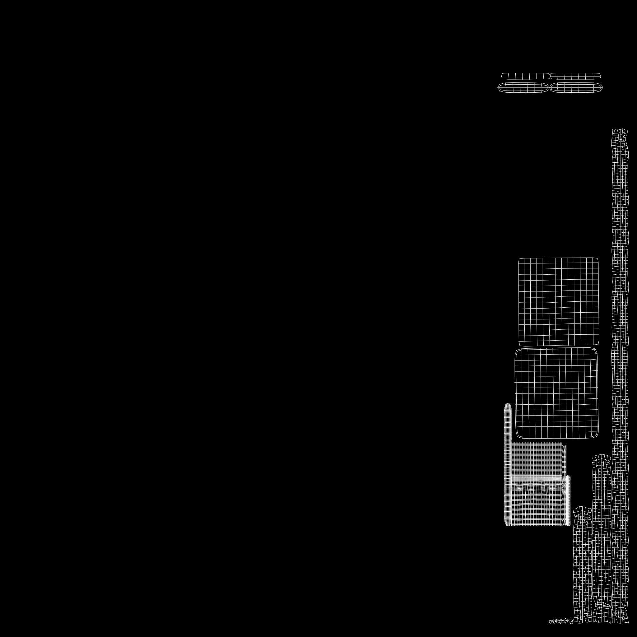 Female Space Monk Robe With Optional Book Belt Accessory Low-poly 3D model_15