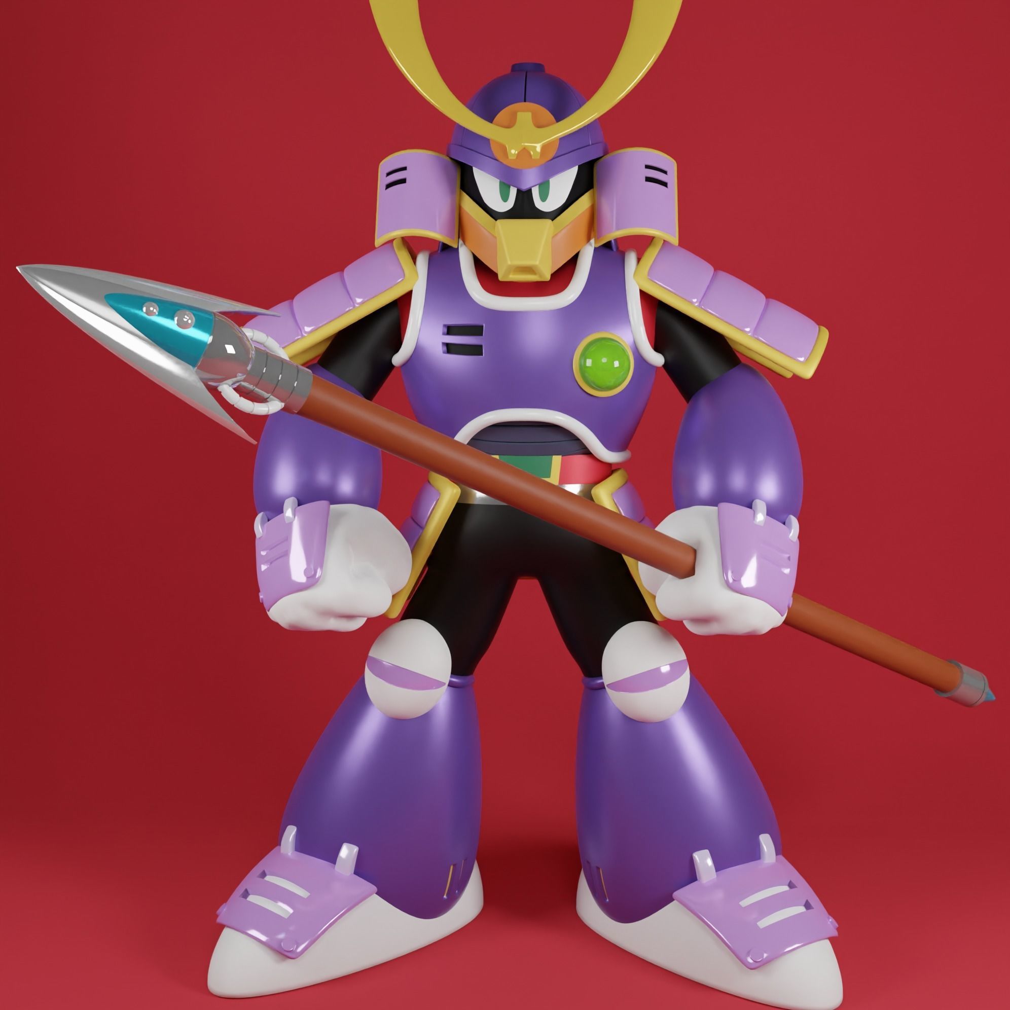 Yamato Man rockman megaman  3D model_1
