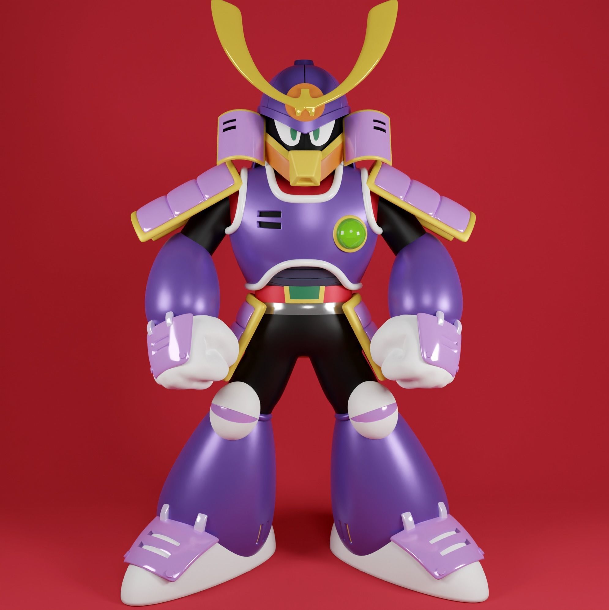 Yamato Man rockman megaman  3D model_5