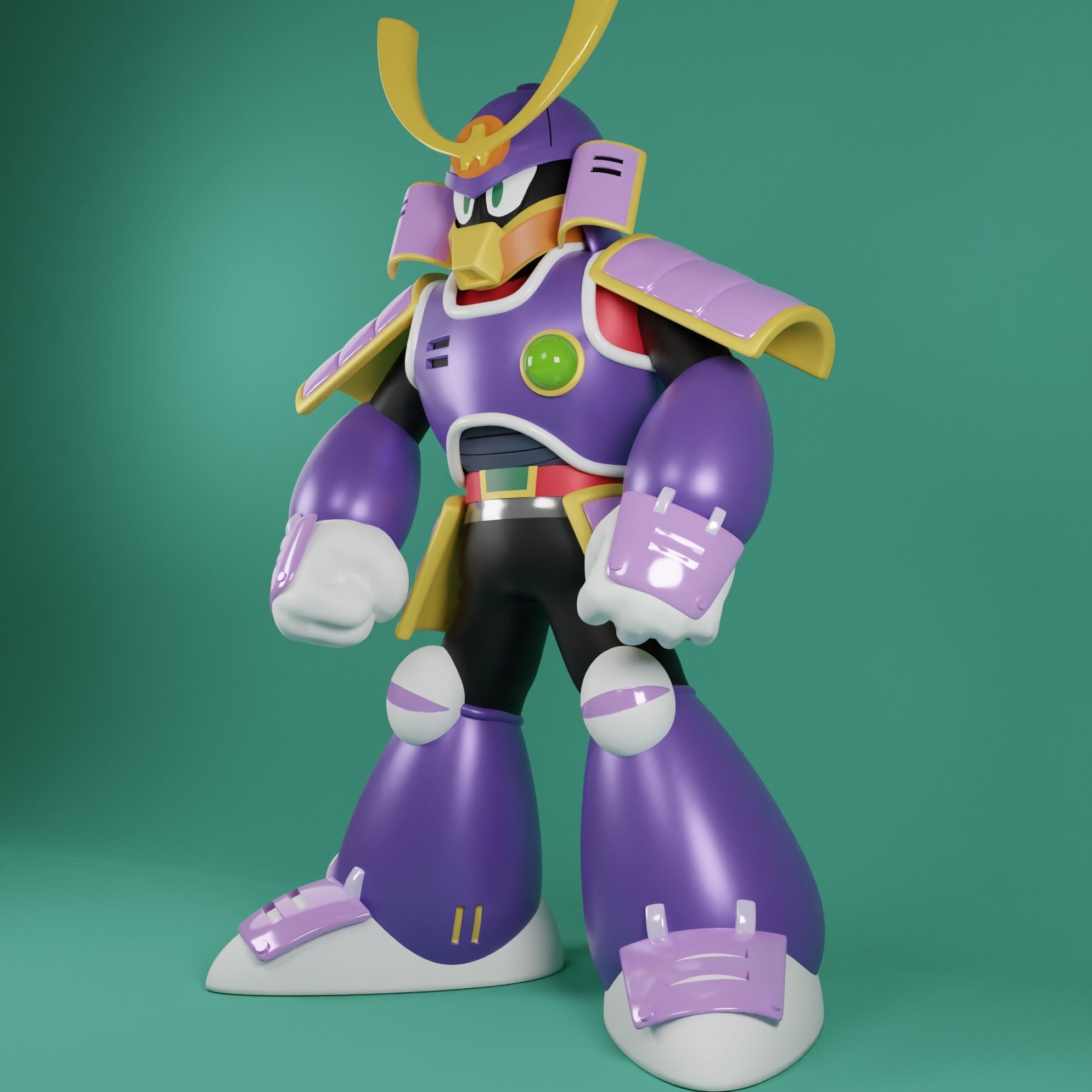 Yamato Man rockman megaman  3D model_2