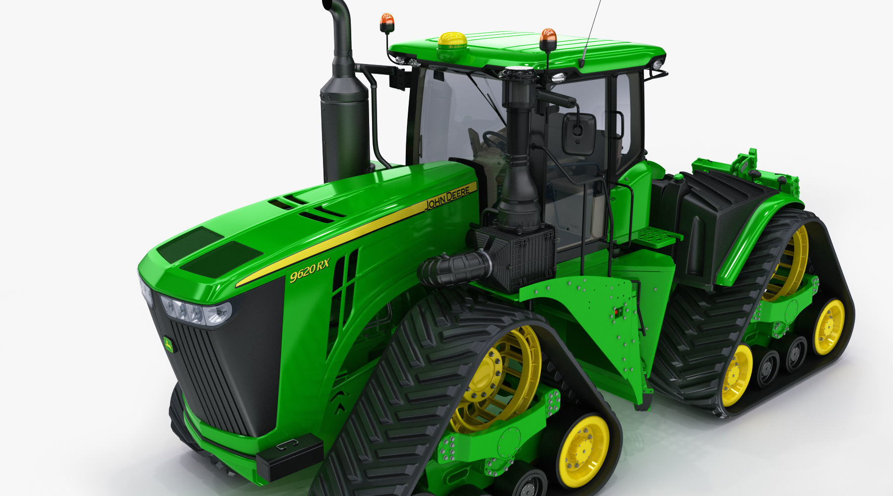 John Deere 9620 RX Tracked Power Tractor 3D model_14