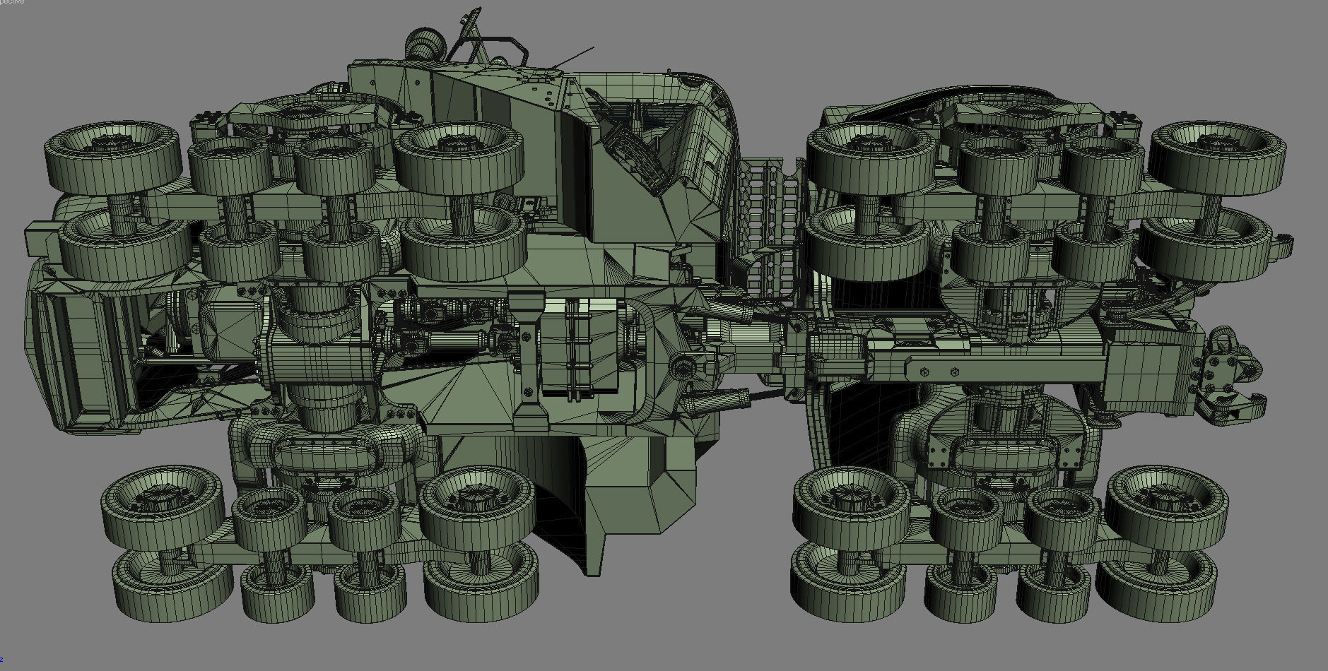 John Deere 9620 RX Tracked Power Tractor 3D model_34