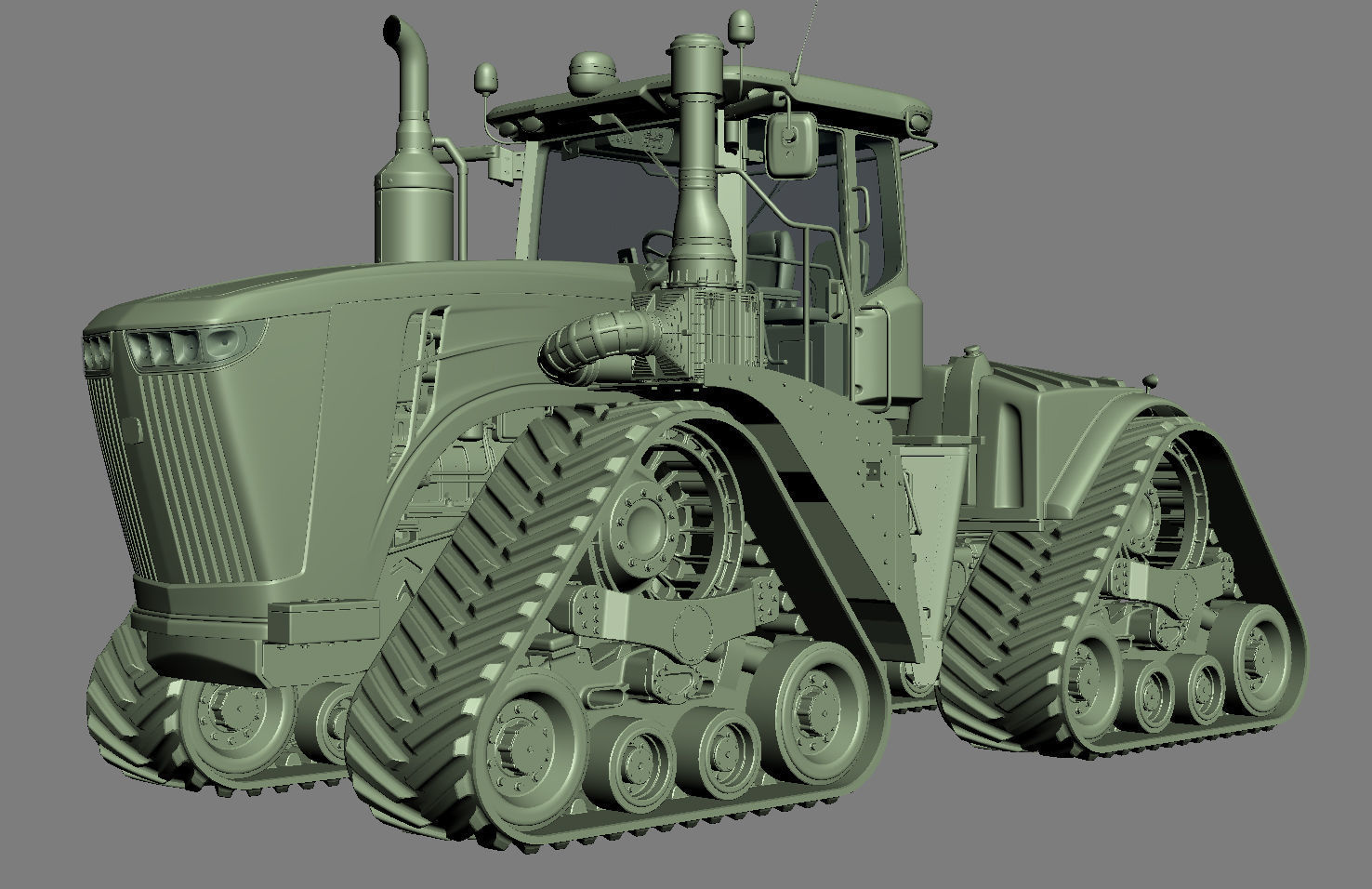John Deere 9620 RX Tracked Power Tractor 3D model_26