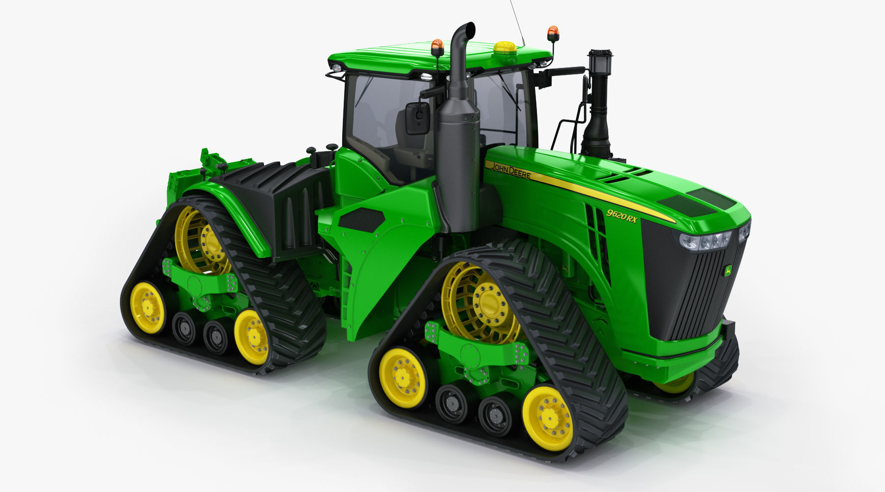 John Deere 9620 RX Tracked Power Tractor 3D model_11