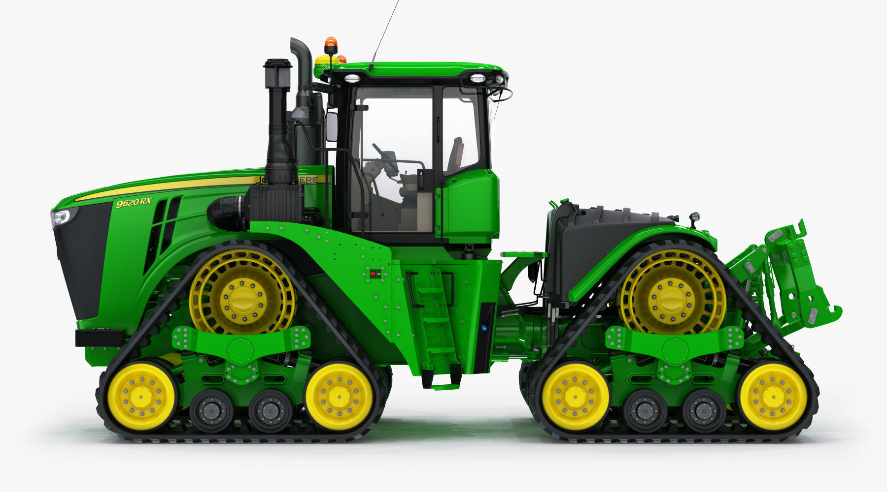John Deere 9620 RX Tracked Power Tractor 3D model_2