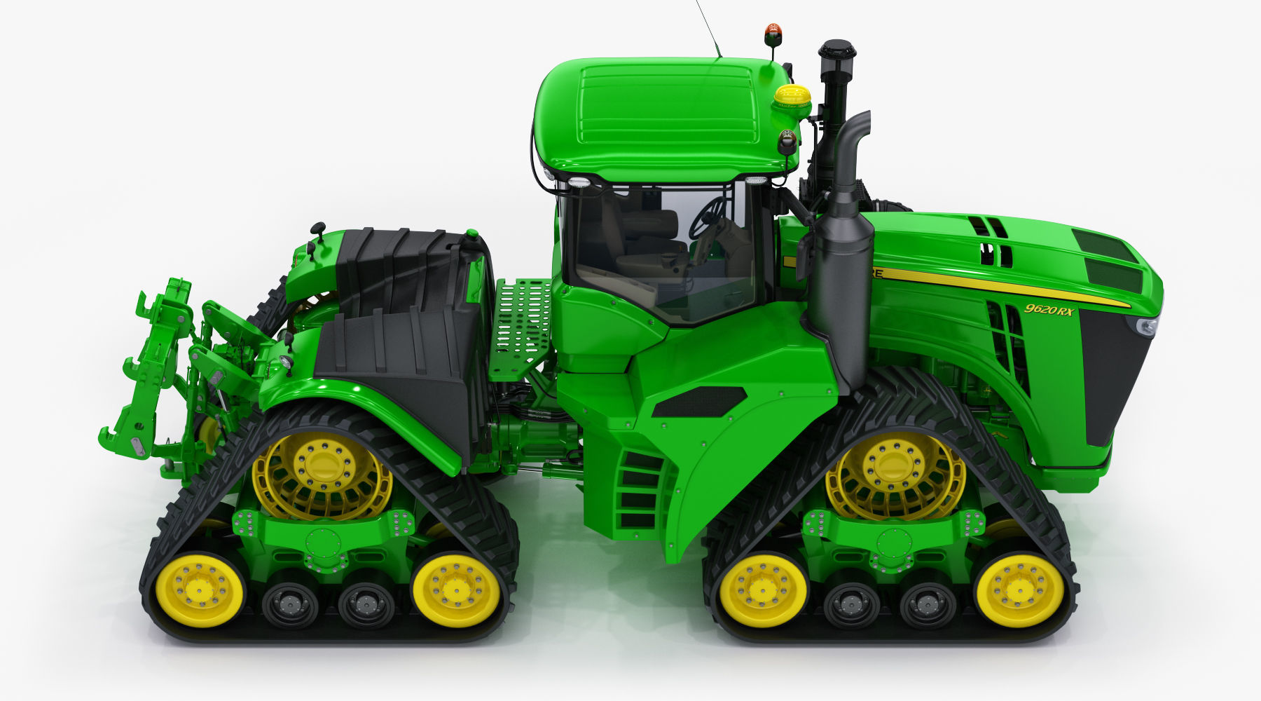 John Deere 9620 RX Tracked Power Tractor 3D model_10