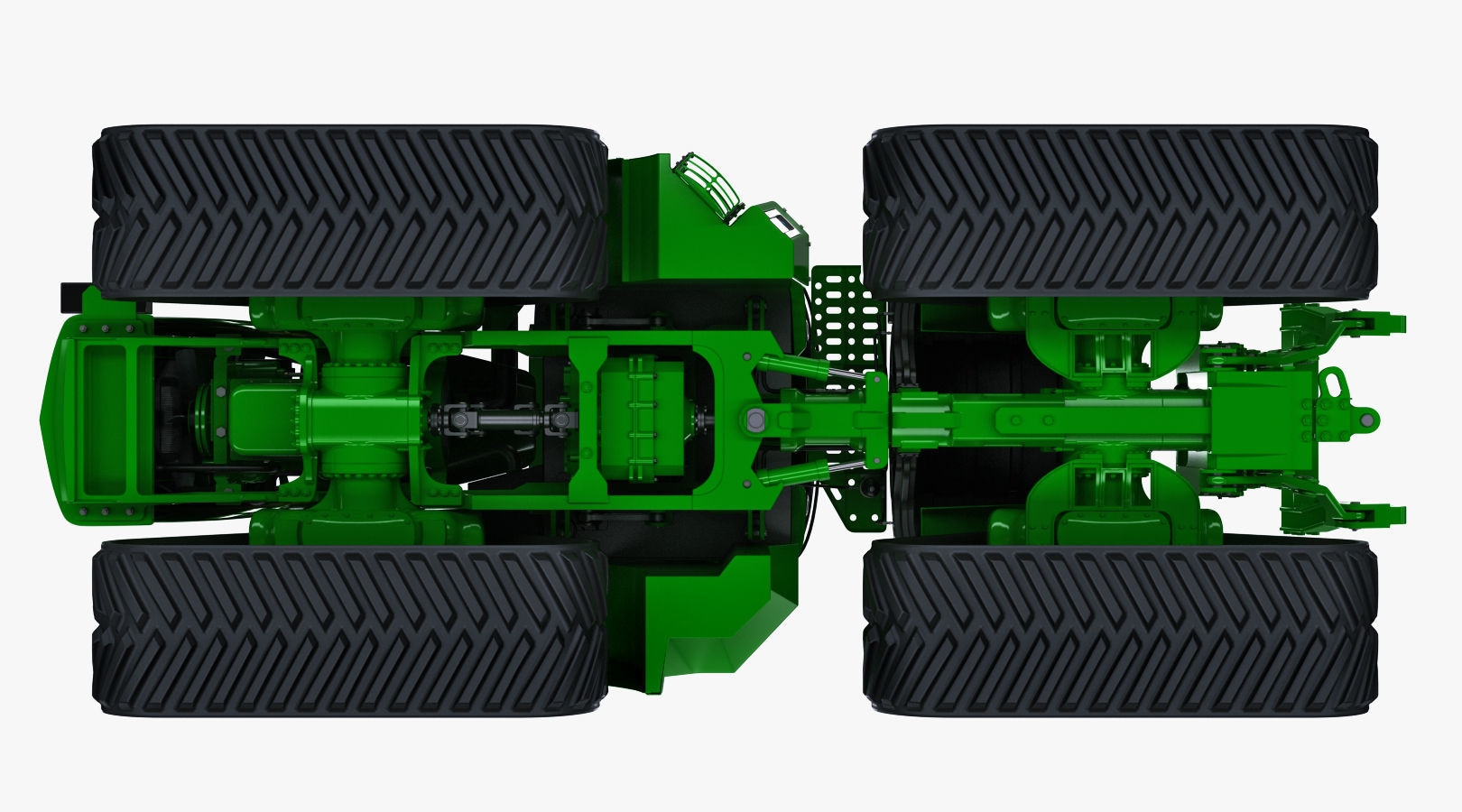John Deere 9620 RX Tracked Power Tractor 3D model_21