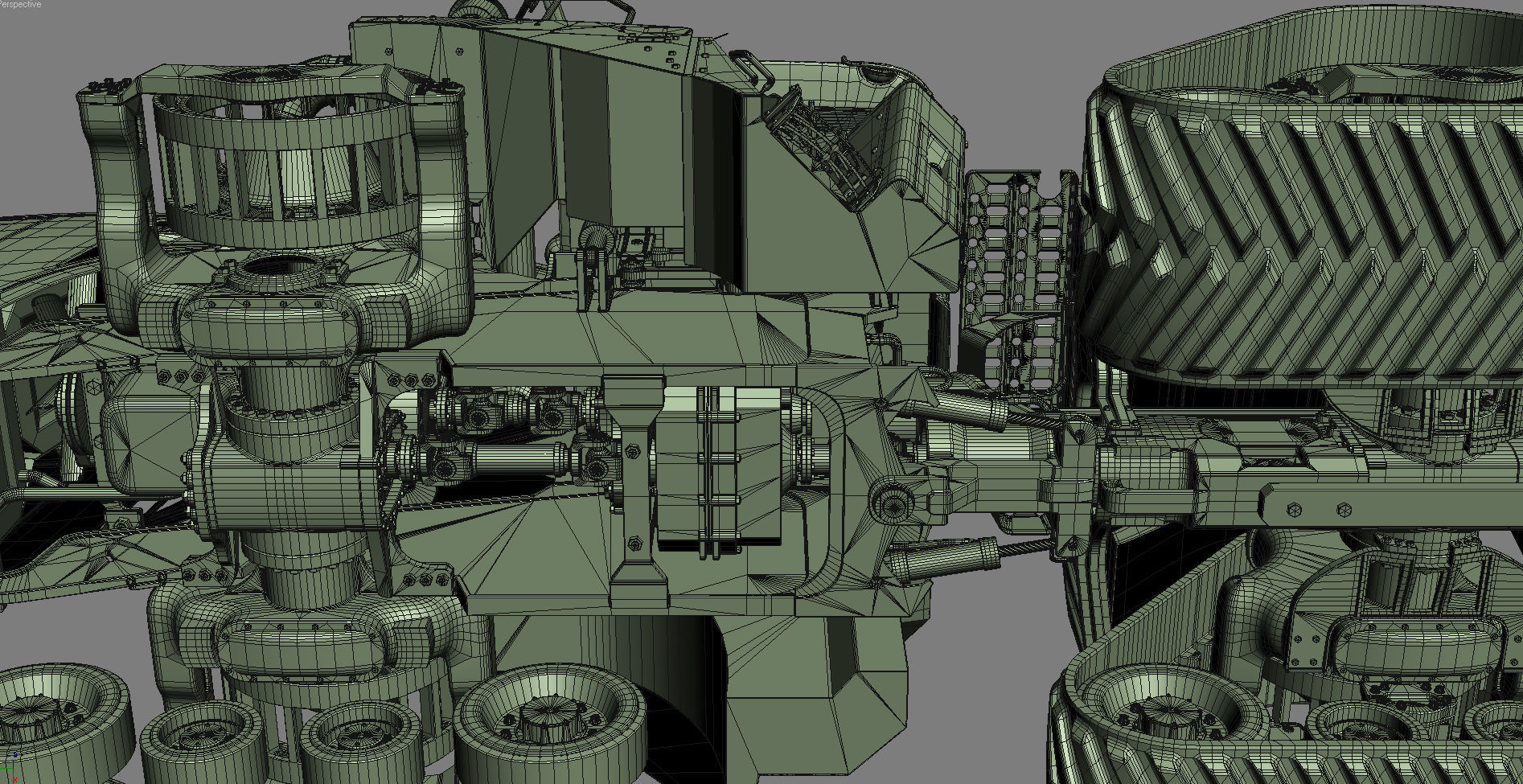 John Deere 9620 RX Tracked Power Tractor 3D model_36