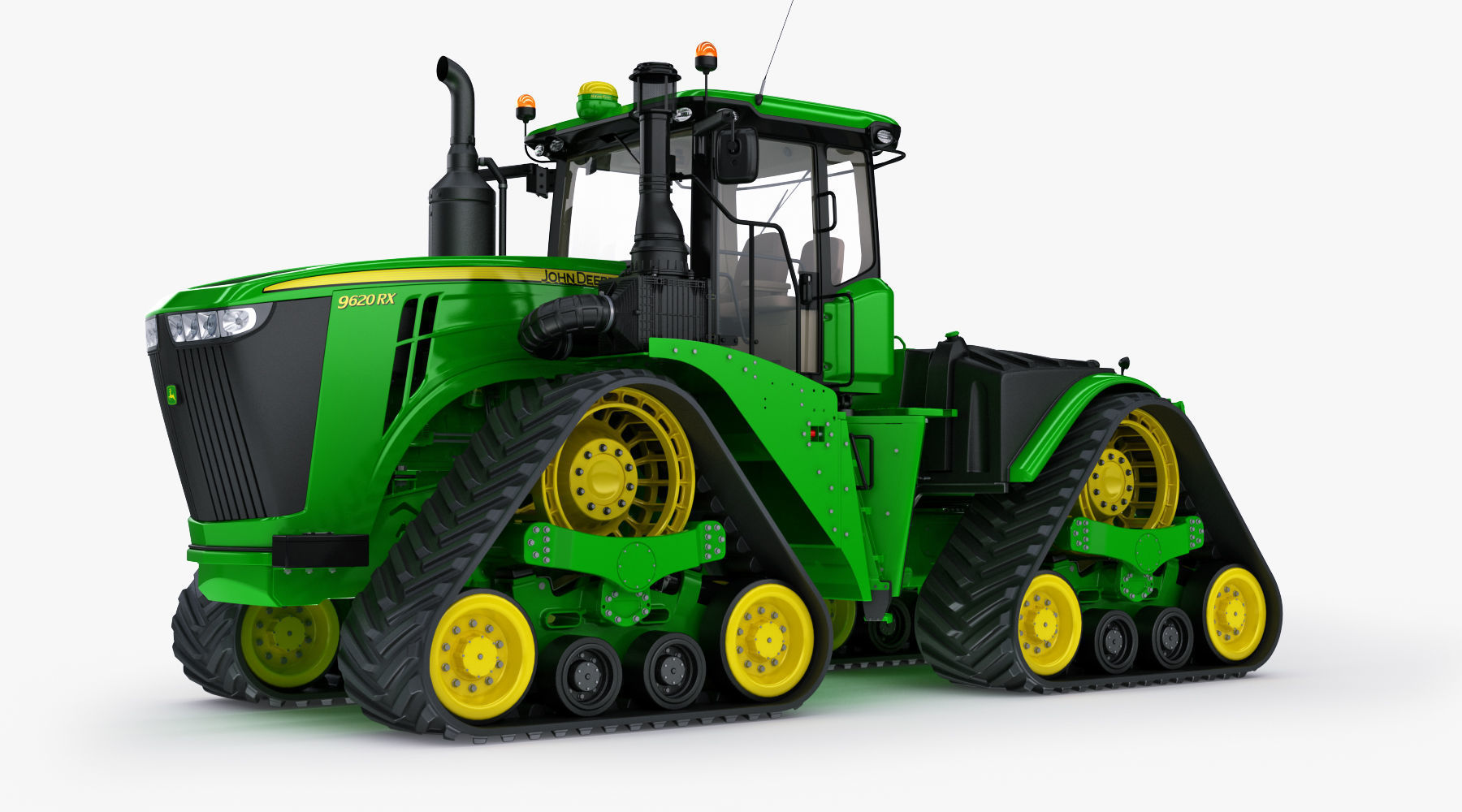 John Deere 9620 RX Tracked Power Tractor 3D model_1