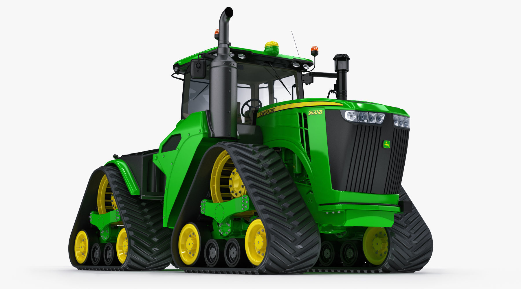 John Deere 9620 RX Tracked Power Tractor 3D model_13