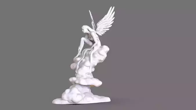 Angel over the Clouds Statue 