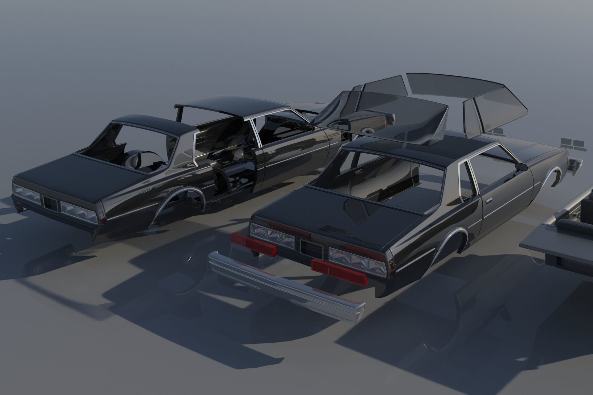 Chevrolet Impala Coupe 1977 3D print model_14
