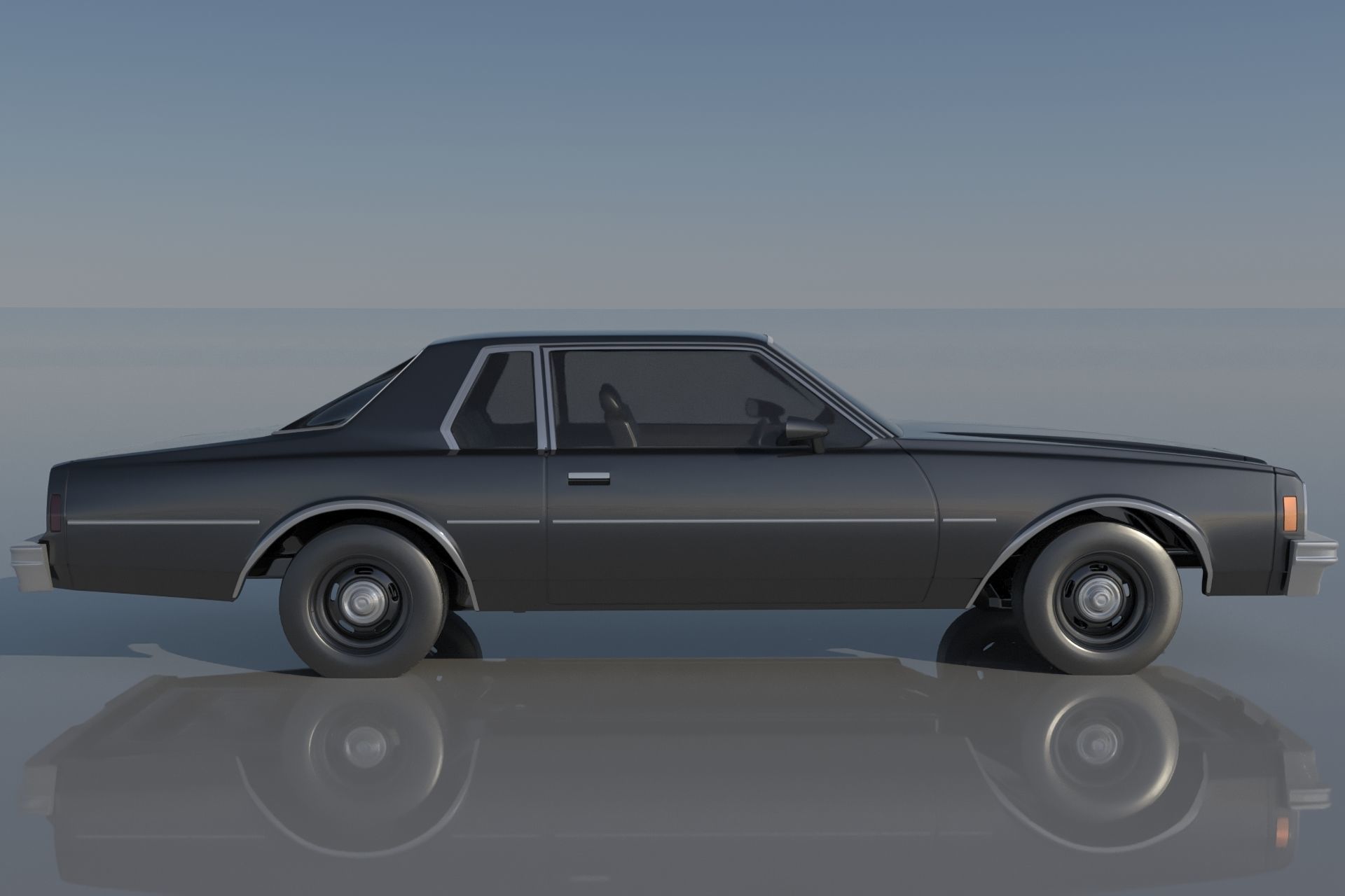 Chevrolet Impala Coupe 1977 3D print model_5