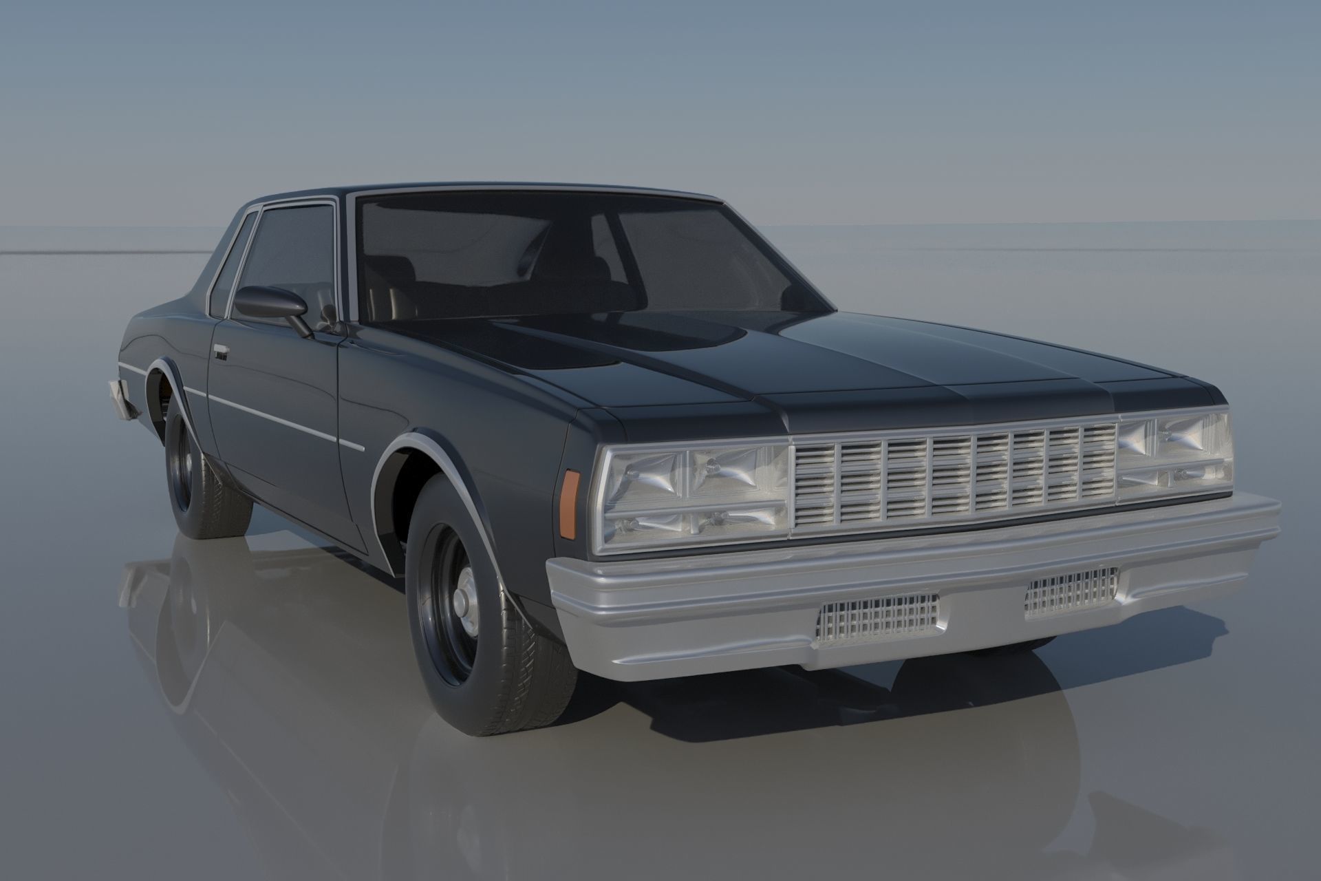 Chevrolet Impala Coupe 1977 3D print model_7