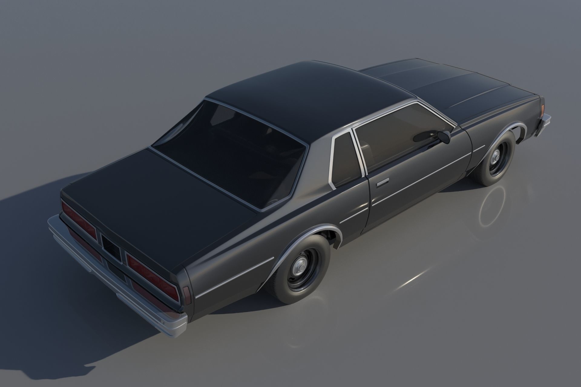 Chevrolet Impala Coupe 1977 3D print model_4