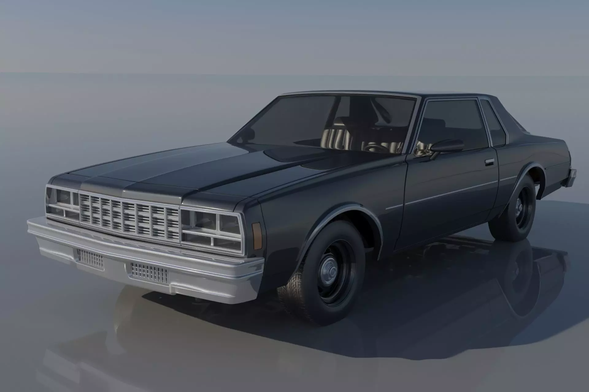 Chevrolet Impala Coupe 1977 3D print model_0