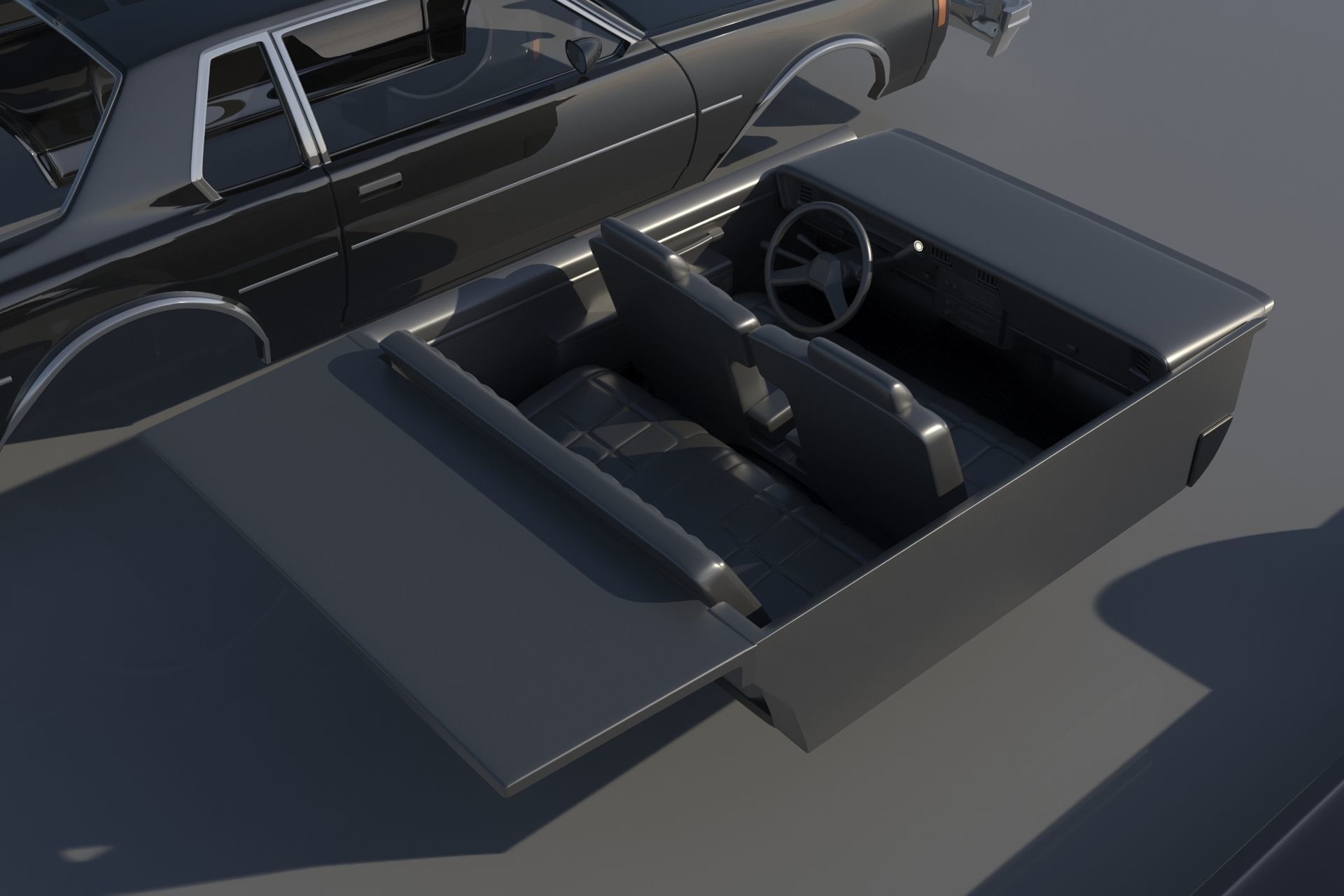 Chevrolet Impala Coupe 1977 3D print model_16